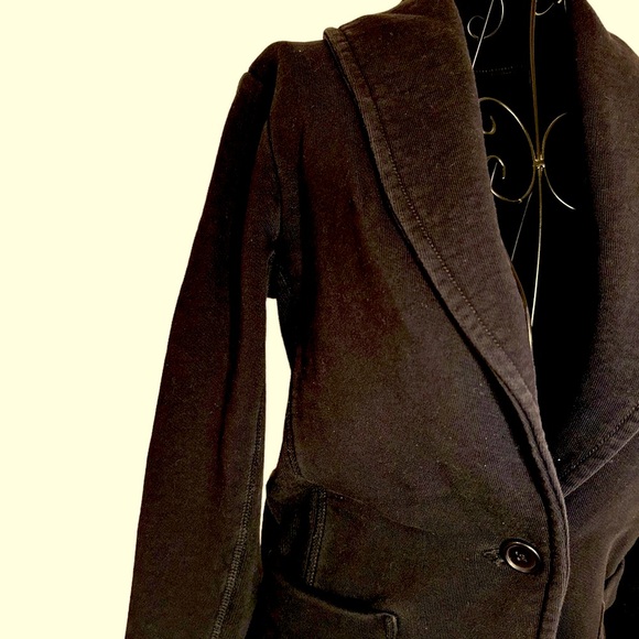 James Perse Shawl Collar Blazer in Black Size Small (James Perse Size 2) - Picture 4 of 12